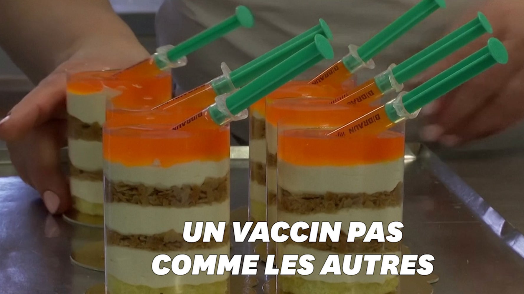 Ce vaccin contre le Covid-19 d'une pâtisserie ne pique pas