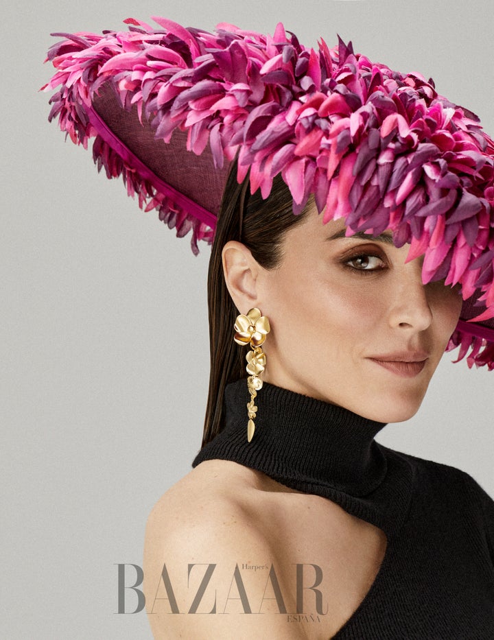 Tamara Falcó posando para 'Harper's Bazaar'.