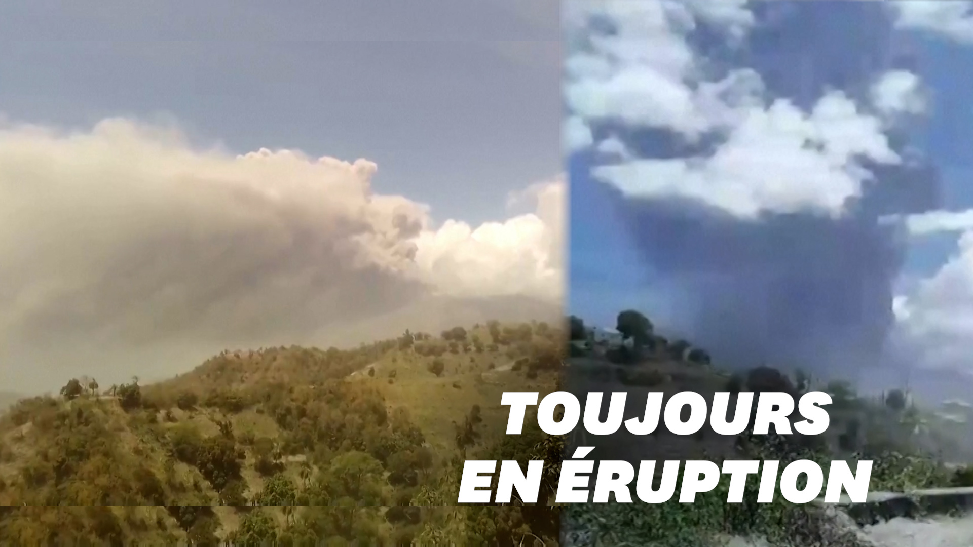 L'éruption du volcan La Soufrière continue sur l'île Saint-Vincent