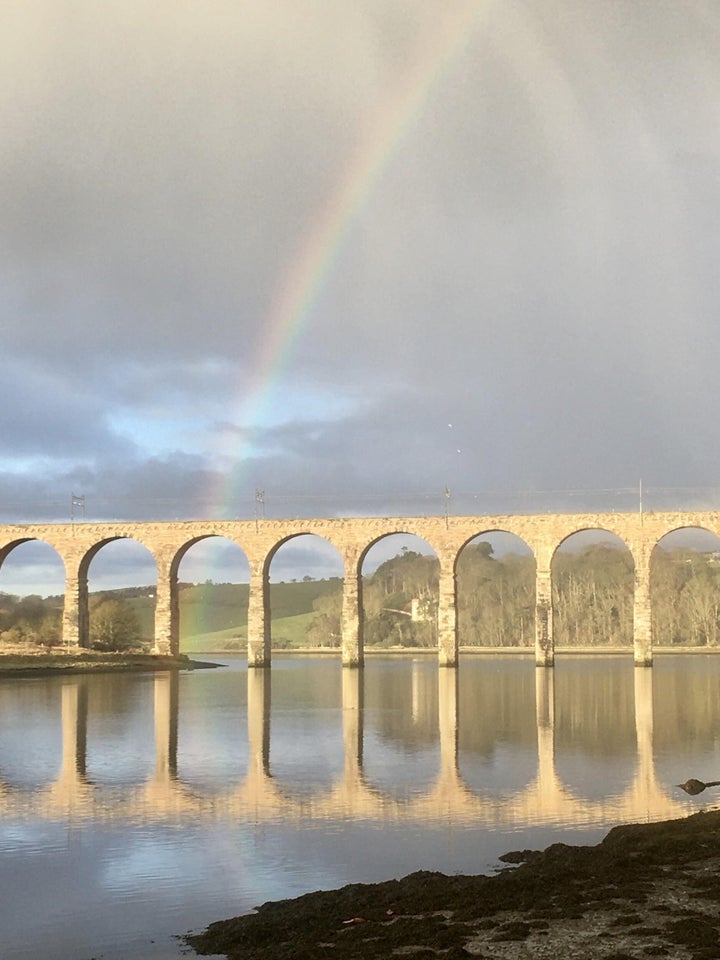 David Dunn snapped this rainbow at the Royal Border Bridge over the Tweed at Berwick. 