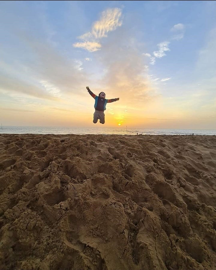 Jenny Gunnell from Thanet in Kent took this photo during the sunrise at Viking Bay, Broadstairs. 