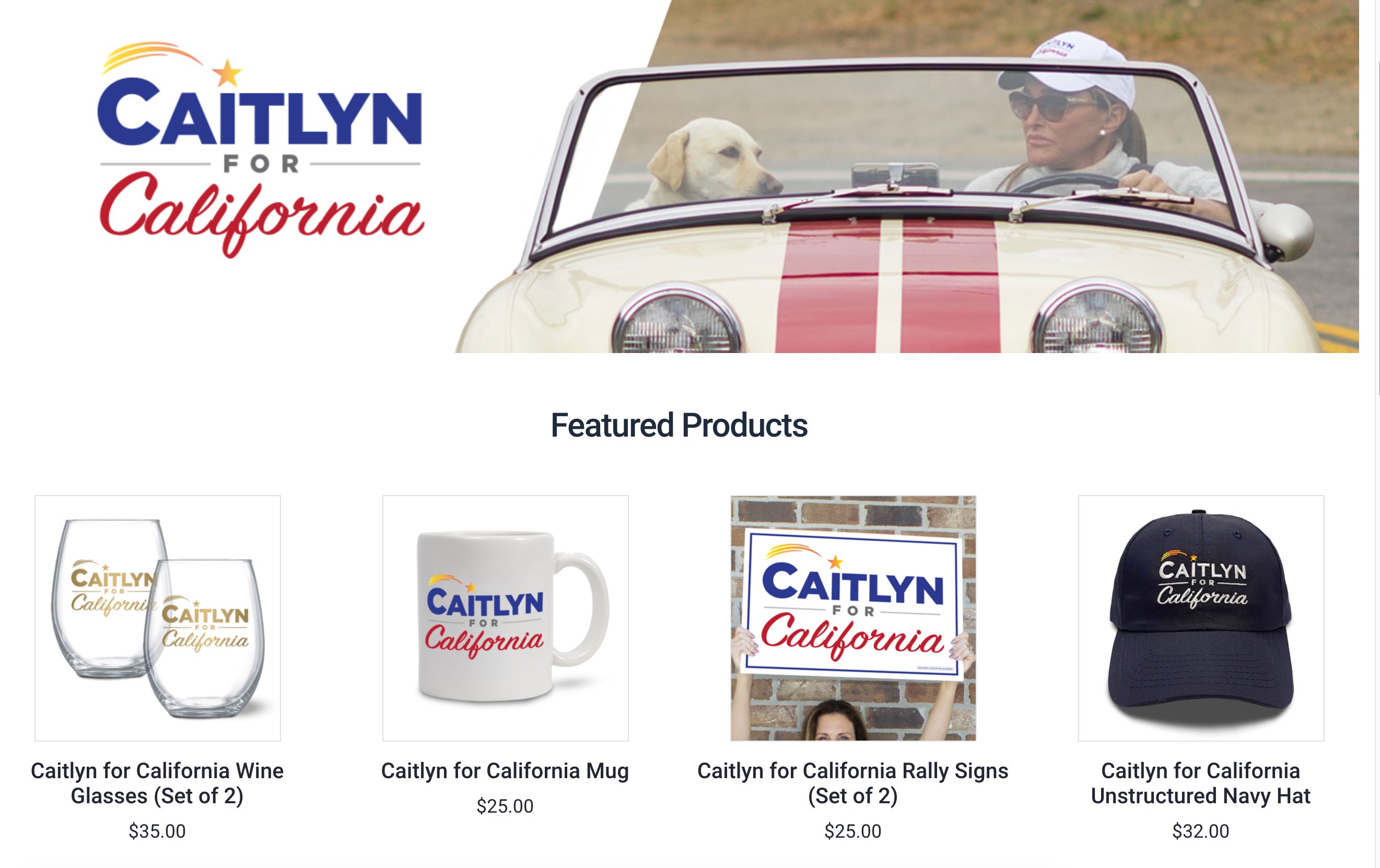 caitlyn for governor hat