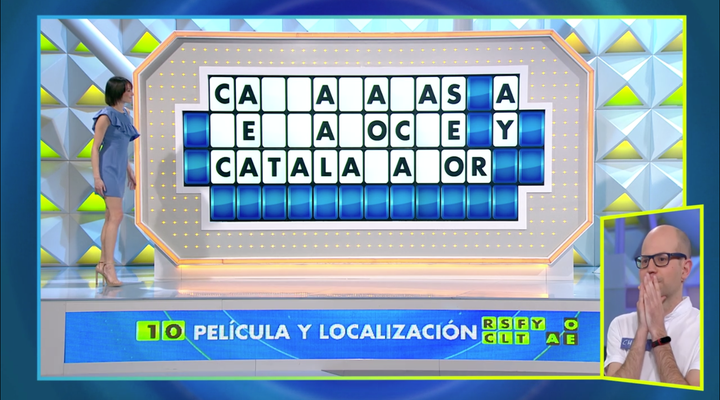 Panel de 'La Ruleta de la Suerte'.