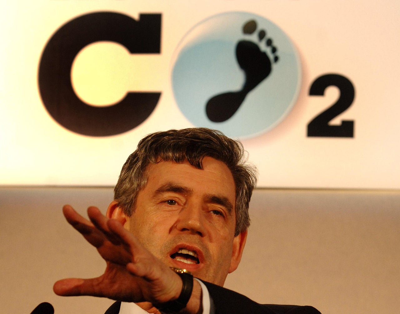 Gordon Brown addresses the Climate Change Forum