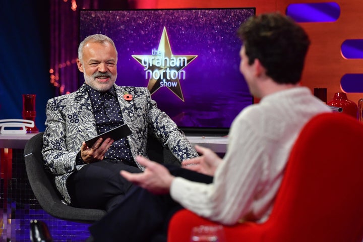 Graham Norton interviewing Josh O'Connor last year