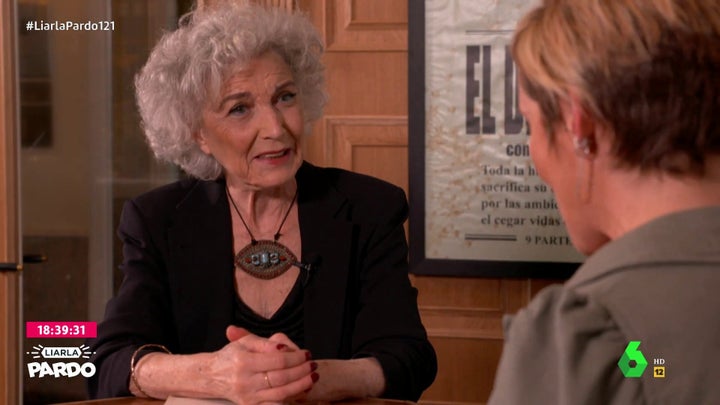 La actriz Marisa Paredes, en 'Liarla Pardo' (LaSexta).