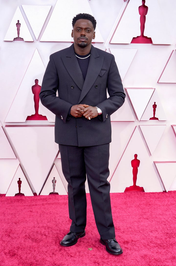 Daniel Kaluuya attends the 93rd Annual Academy Awards.