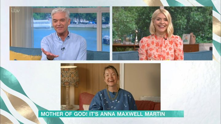 Phillip Schofield and Holly Willoughby put Anna under her own interrogation