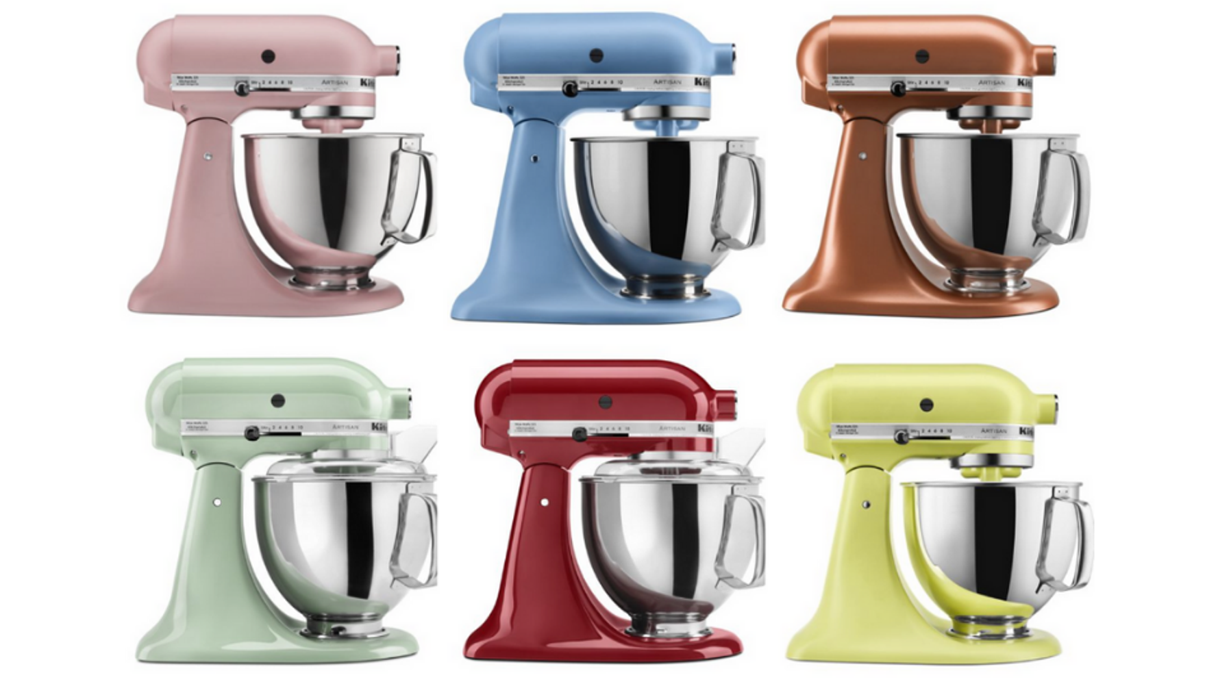 Most popular kitchenaid mixer color deals