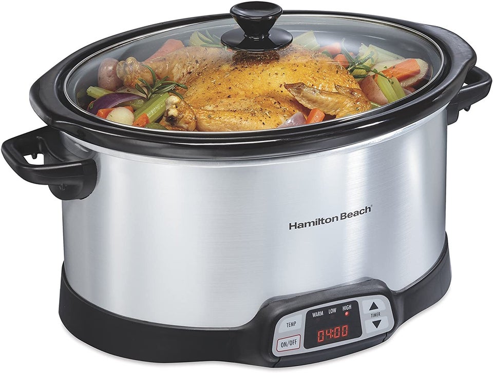 [Bundle Group] KOOC Programmable Slow Cooker 8.5-Quart (with 5 Bonus Free  Liners) + Additional 1 Pack of 10 Liners for Easy Clean-up, Upgraded Pot