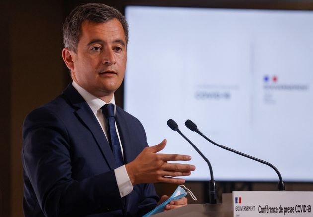 Gérald Darmanin, ici lors d'une conférence de presse à Paris, le 22 avril 2021.