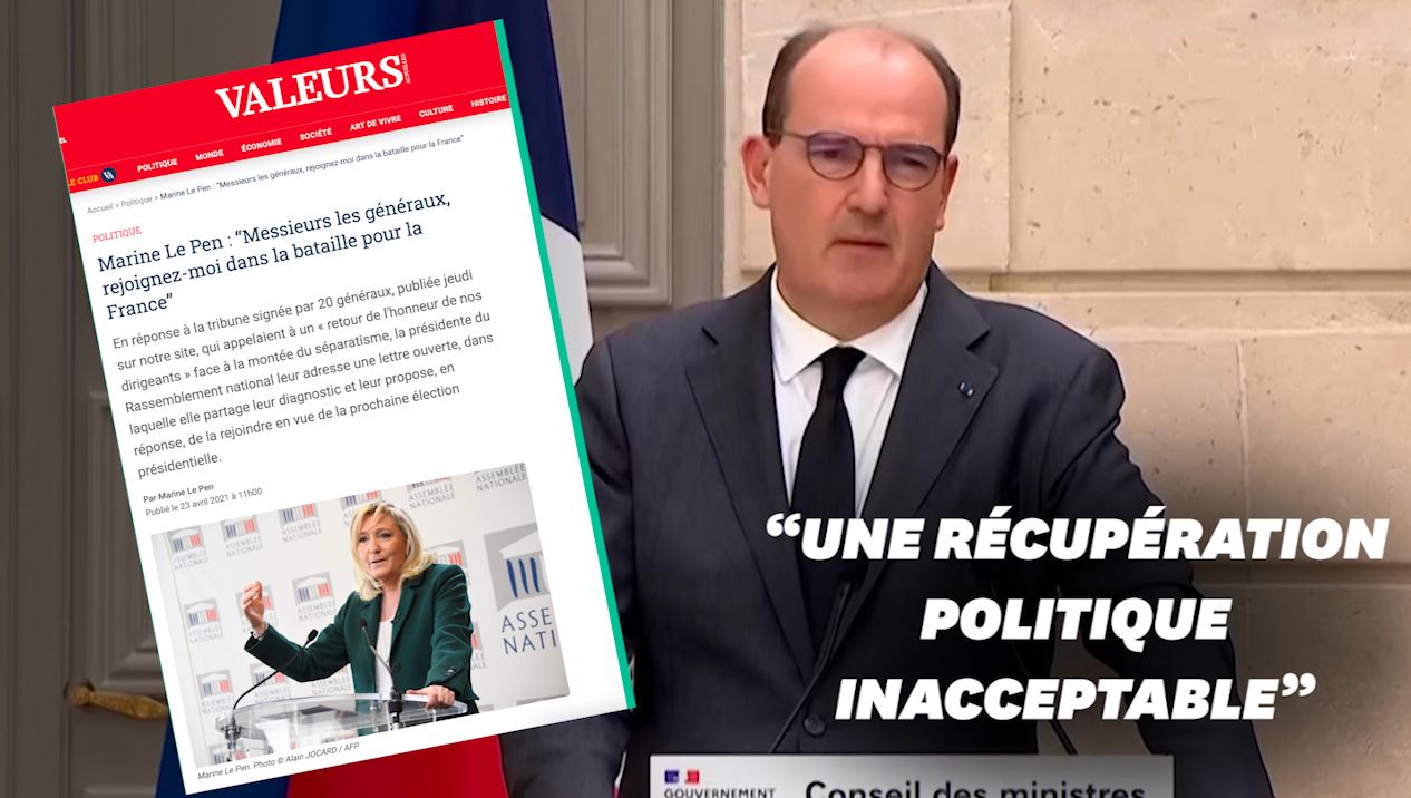 Tribune dans "Valeurs Actuelles": Castex tance Le Pen