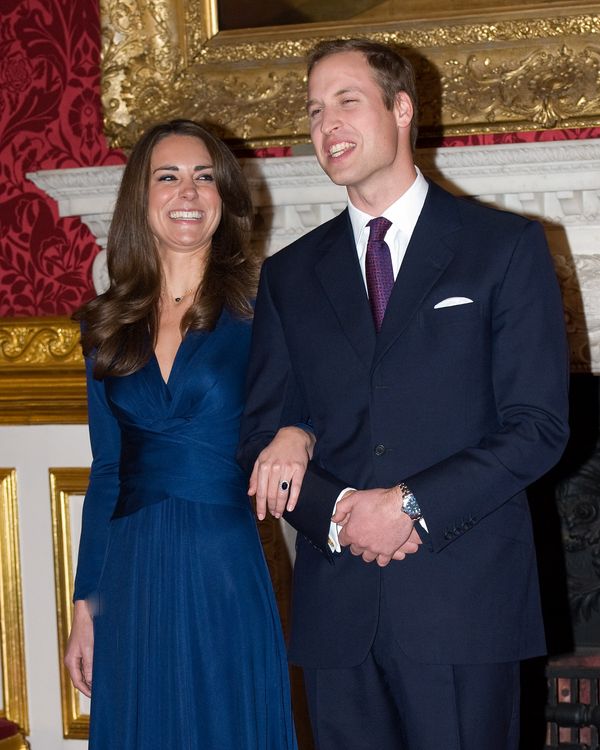 The future Duke and Duchess of Cambridge officially announce their engagement in November 2010. William proposed during a tri