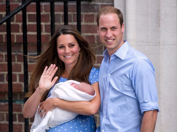 A growing family! The Duke and Duchess of Cambridge welcome their first child, <a href="https://www.huffpost.com/life/topic/p