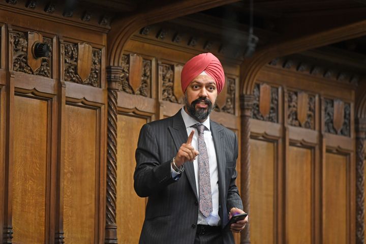 Labour MP Tan Dhesi in the Commons