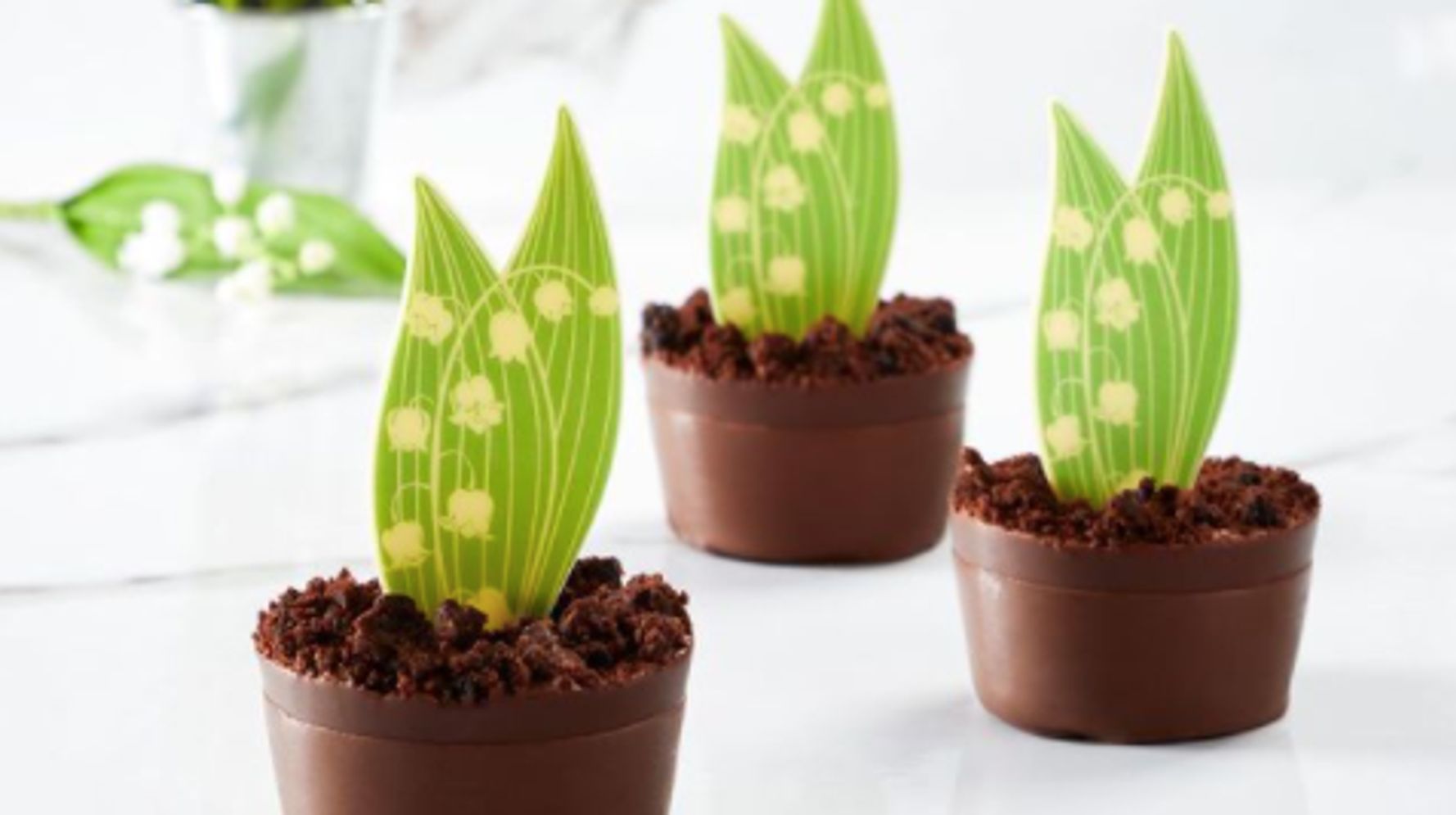 The 1st of May still inspires pastry chefs with this lily of the valley to taste