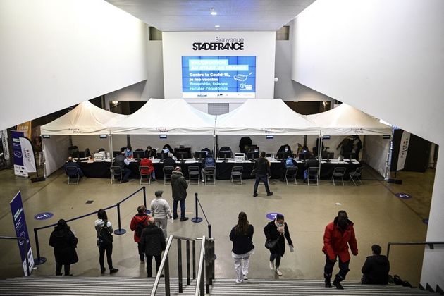 L'accueil du centre de vaccination du Stade de France à Saint-Denis, le 8 avril 2021 (photo d'archives)