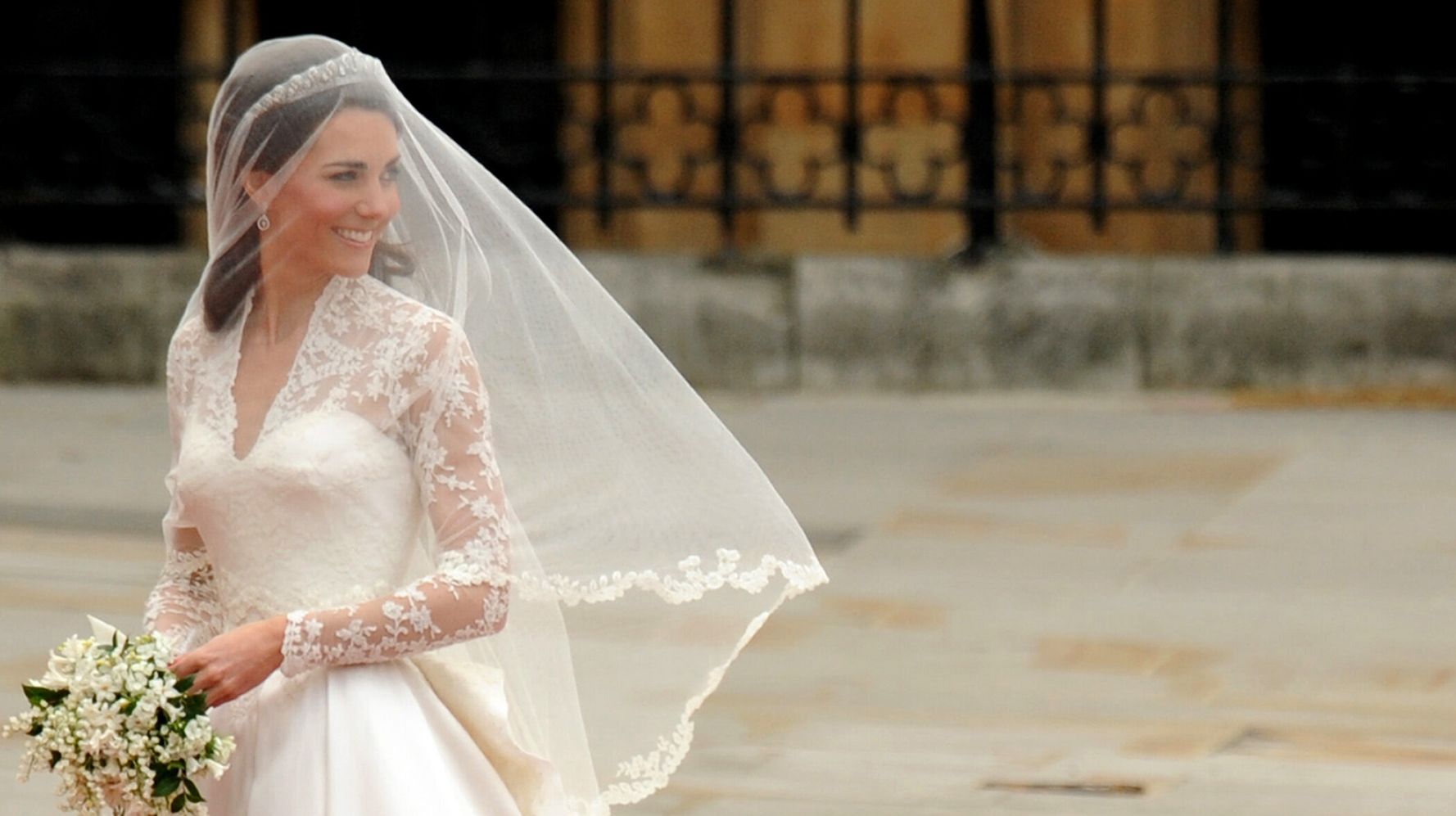Royal and celebrity wedding veils: Queen Elizabeth, Kate Middleton