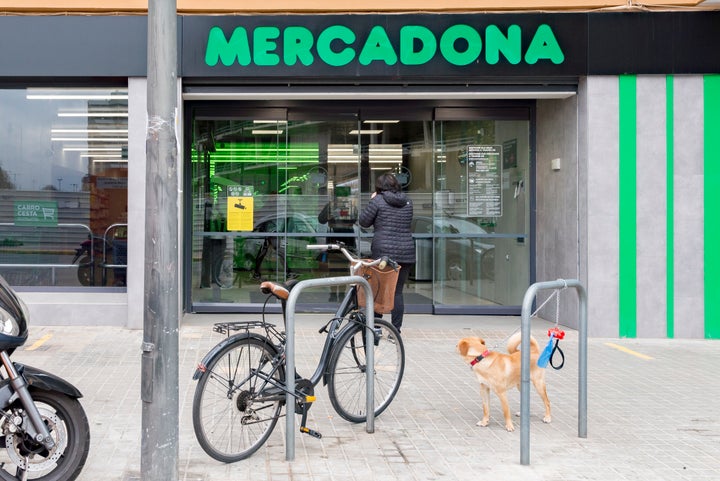 Un supermercado de Mercadona en Valencia.