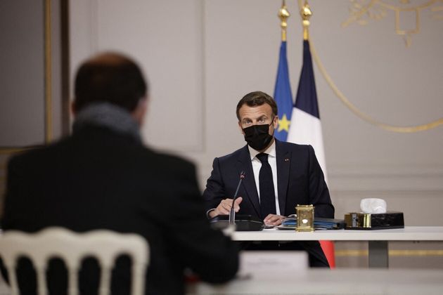 Les principales déclarations de Macron à la presse quotidienne régionale en dehors du déconfinement (photo d'illustration prise le 29 avril 2021)