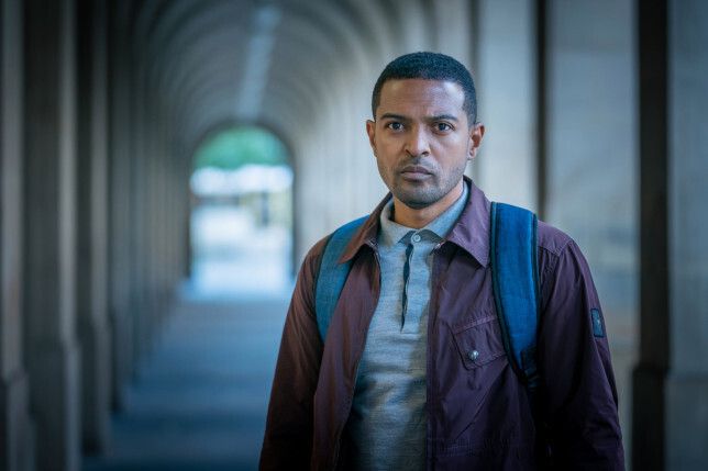 Noel Clarke on the set of Viewpoint