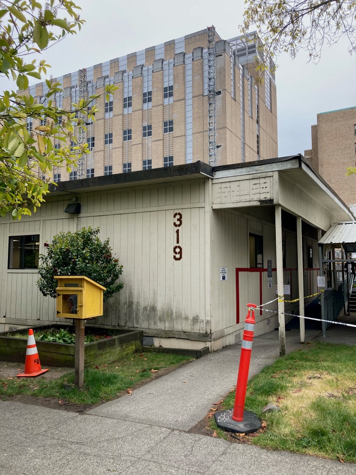 Nicole Anderson said Harborview Medical Center's barracks in Seattle were like a "hollowed-out house."