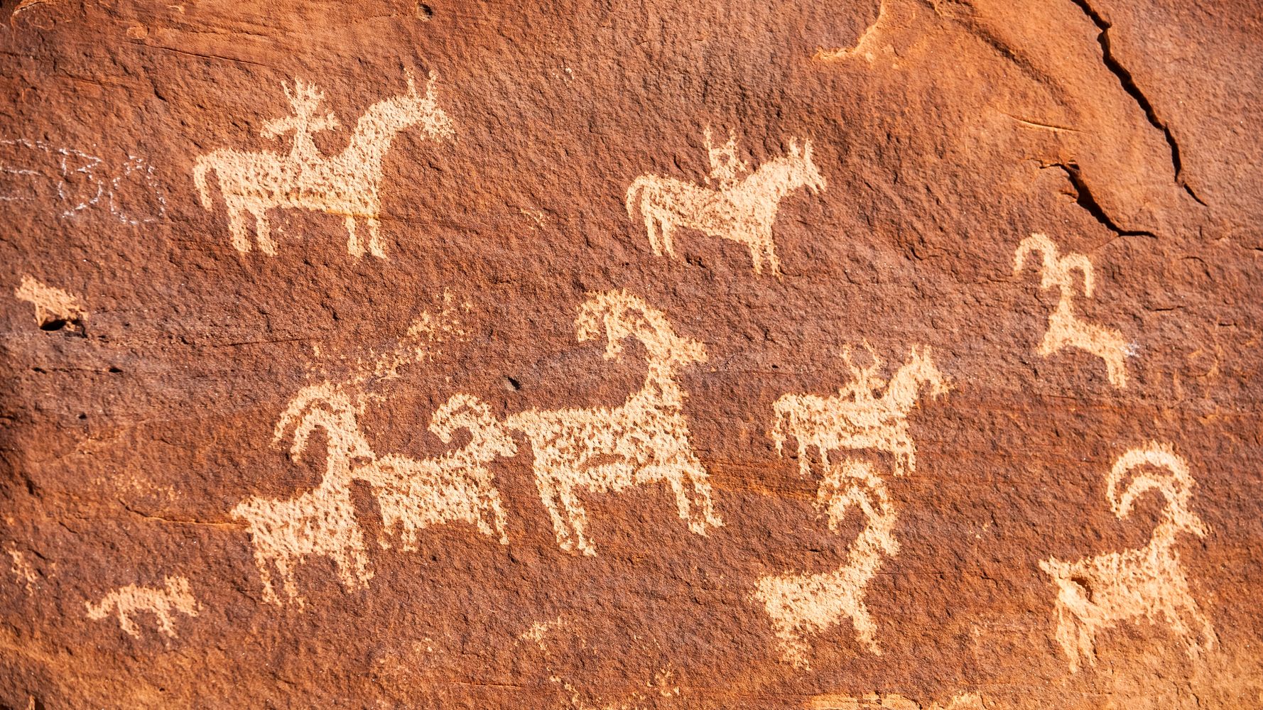 Ancient Native American Petroglyphs Daubed In Racist Graffiti, ‘White’ Is Misspelled