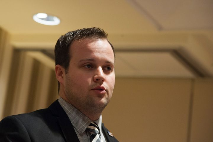 Josh Duggar speaks during the 42nd annual Conservative Political Action Conference in February 2015 in National Harbor, Maryland.