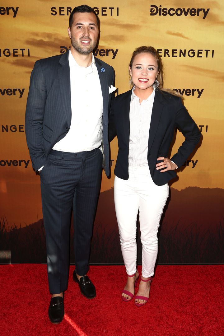 Jeremy and Jinger Vuolo at a Los Angeles event in 2019.