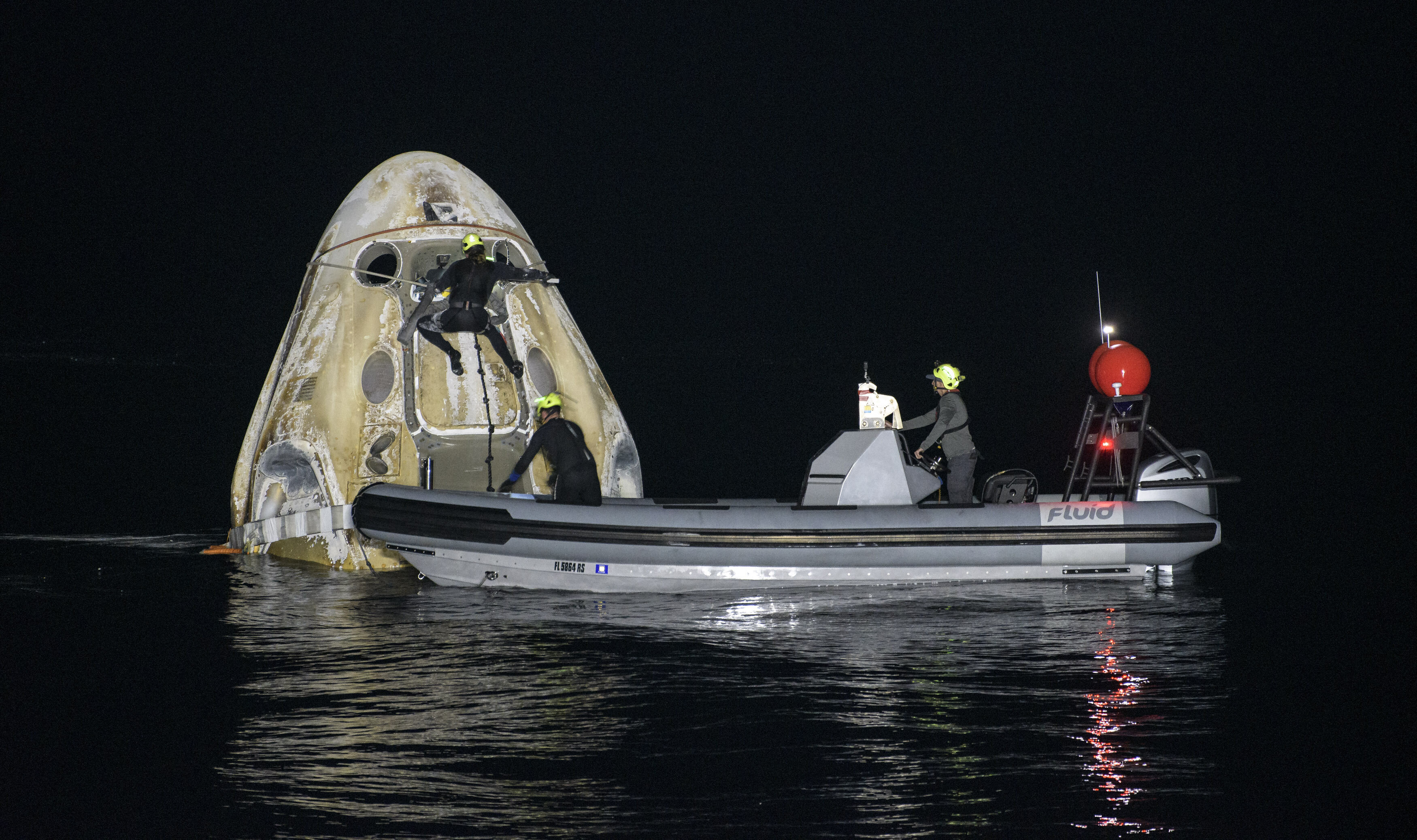 SpaceX Returns 4 Astronauts To Earth In Rare Night Splashdown - The ...