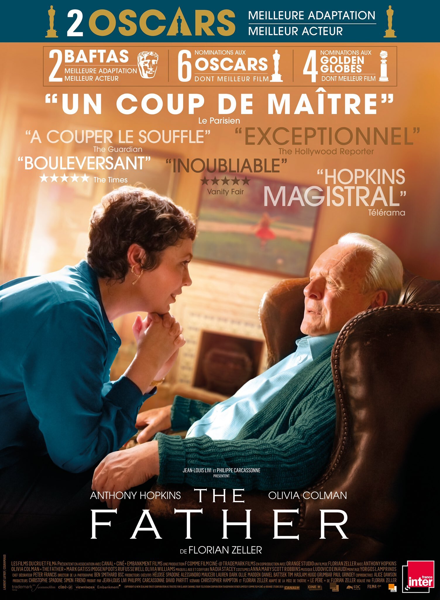 "The Father" de Florian Zeller a enfin une date de sortie en France