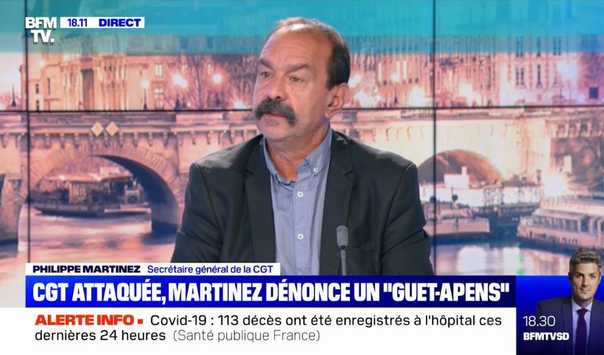 Violences contre la CGT au 1er-Mai: Martinez demande des explications à la préfecture