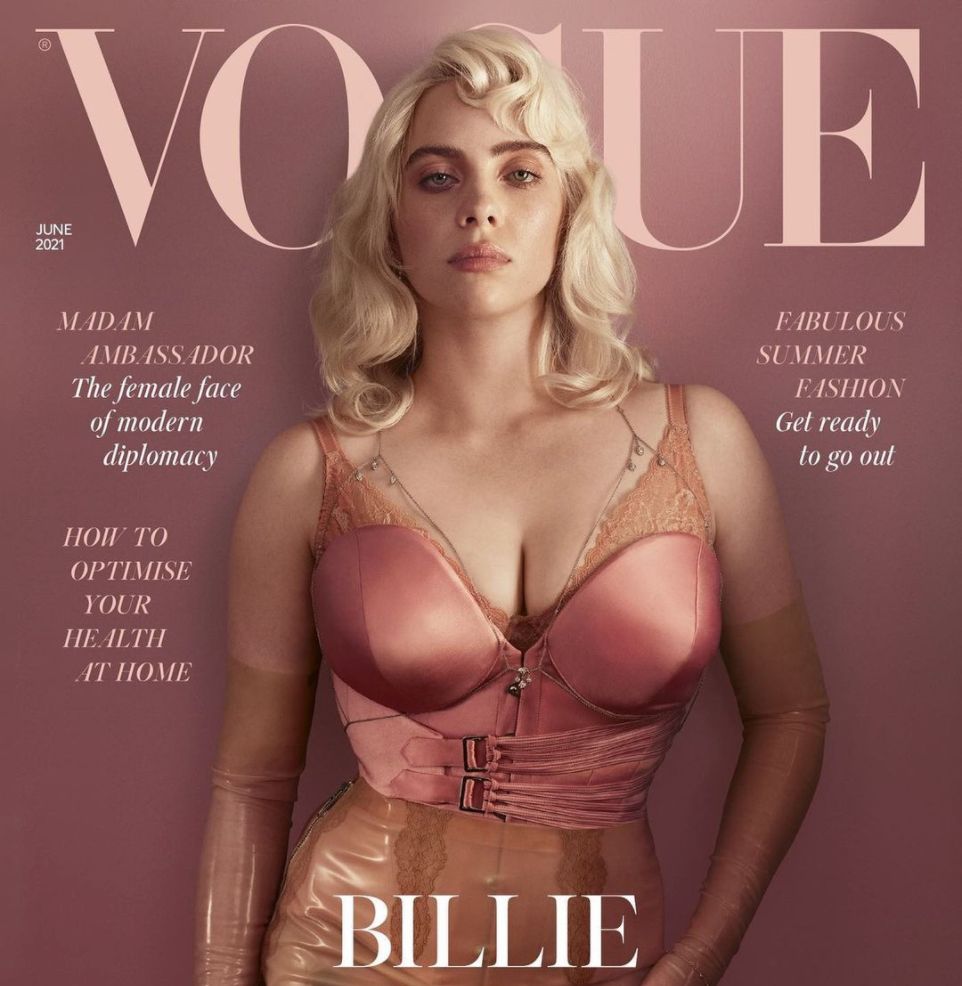 Billie Eilish Vogue Pose 2