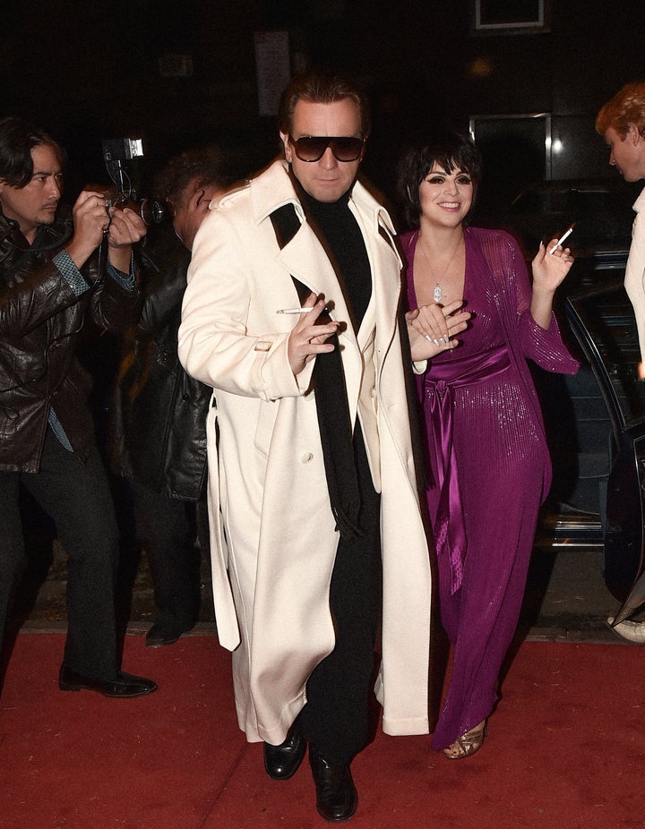 Ewan McGregor as Roy Halston Frowick and Krysta Rodriguez as Liza Minnelli in "Halston."