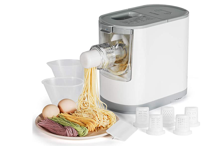 <strong><a href="https://amzn.to/3t9NNKI" target="_blank" rel="noopener noreferrer">Get the Razorri Electric Pasta and Noodle Maker for $99.99.</a></strong>