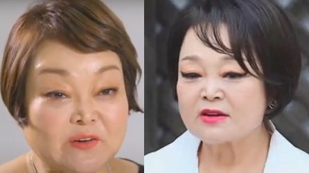 지난해 6월 이혜정(좌), 현재의