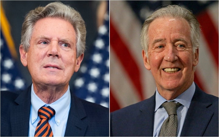 House Energy and Commerce Committee chair Frank Pallone (D-N.J.), left, and House Ways and Means Committee chair Richard Neal (D-Mass.) are among Congress's biggest recipients of campaign cash from the pharmaceutical companies they are tasked with overseeing.