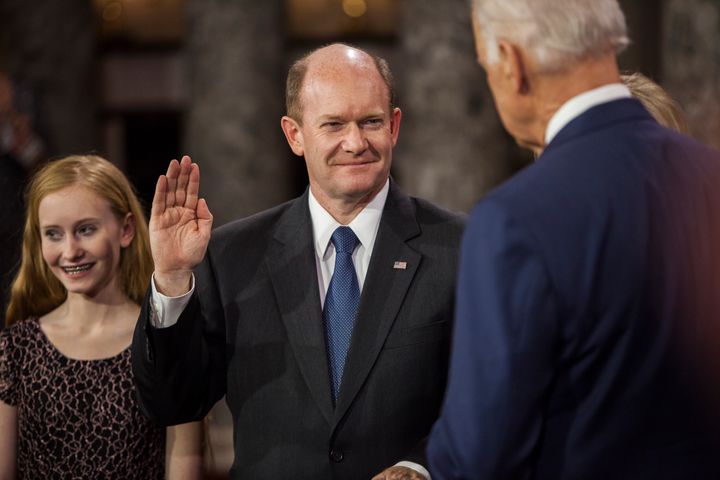 Sen. Chris Coons (D-Del.), a friend of President Joe Biden, is both a top recipient of pharmaceutical industry cash and a strong opponent of vaccine patent waivers.