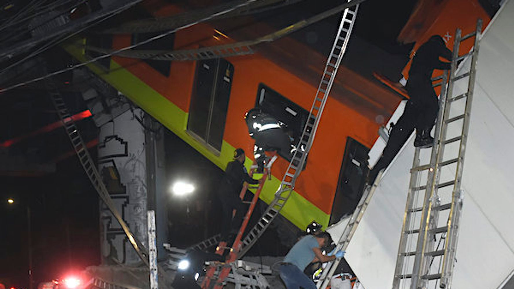 Mexico City Metro Overpass Collapses, Killing At Least 20