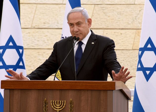 (Benjamin Netanyahu en avril 2021. Photo par DEBBIE HILL / POOL / AFP)