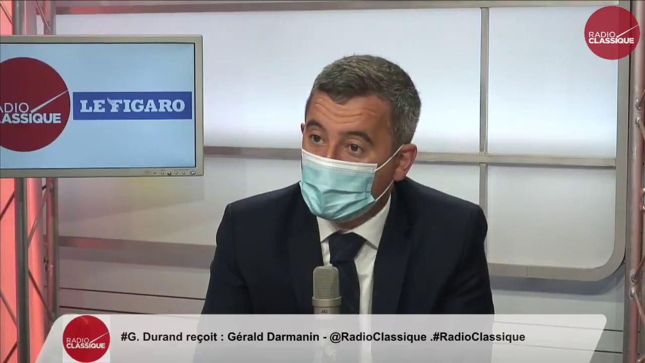 Darmanin appelle "les républicains des deux bords" à "se réunir" derrière Macron