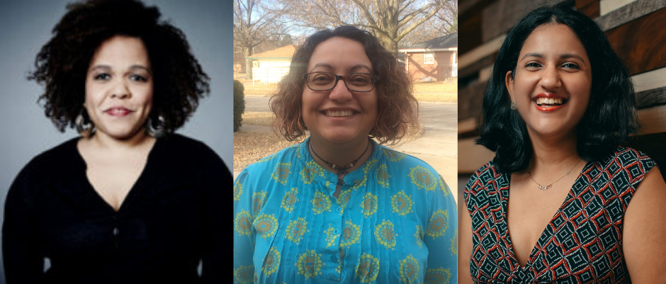 Cara Reedy, left, is a program manager at the Disability Media Alliance Project; Lisette Torres-Gerald is a disability activist; and Meenakshi Das is a software engineer.