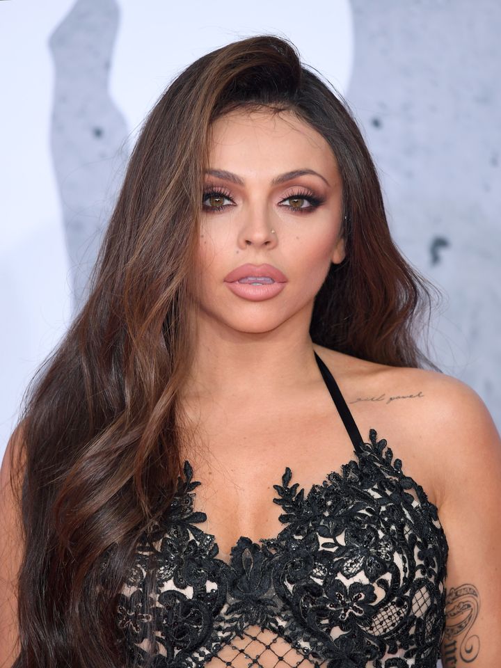 Jesy Nelson at the Brit Awards in 2019