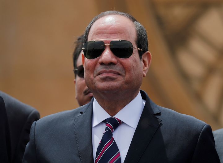5 Mαϊου 2019. Ο Αιγύπτιος Πρόεδρος Αμπντέλ Φατάχ αλ-Σίσι σε εκδήλωση στο Σουέζ. REUTERS/Amr Abdallah Dalsh/File Photo