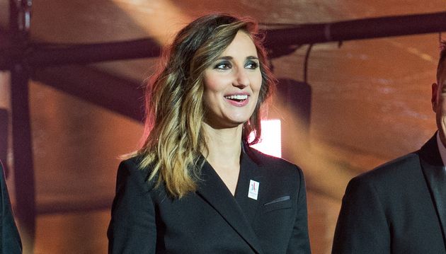 Marie Portolano lors d’une cérémonie pour les Jeux Olympiques de Paris 2024, à la Mairie de Paris, le 15 septembre 2017