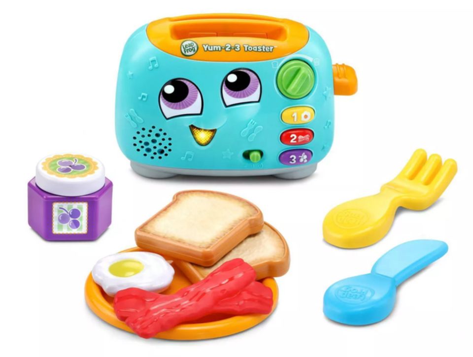 A talking and singing LeapFrog 'Yum-2-3' Toaster