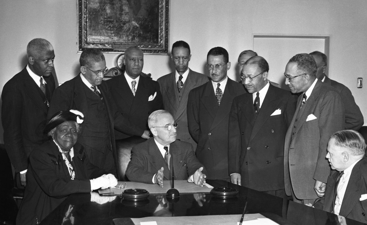 Civil rights leaders lobbied presidents, including Harry Truman, to increase Black representation in government jobs.