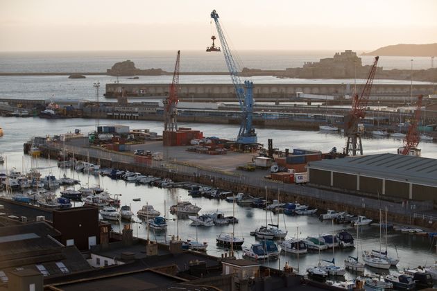 Le port de Saint-Helier sur l'île de Jersey. (photo