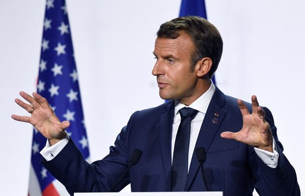 Emmanuel Macron levée brevet covid (photo d'illustration prise à Biarritz en août 2019)