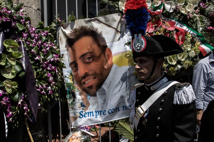 Prosecutors alleged Elder stabbed Vice Brigadier Mario Cerciello Rega 11 times with a knife that he brought with him on his t